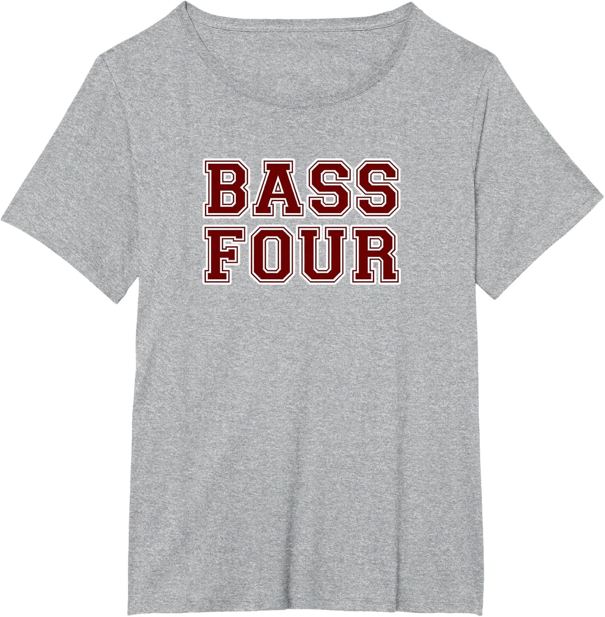 Drumline Bass Four Bass Drum 4 Band Camp BFND Drum Line T-Shirt - Heather Grey