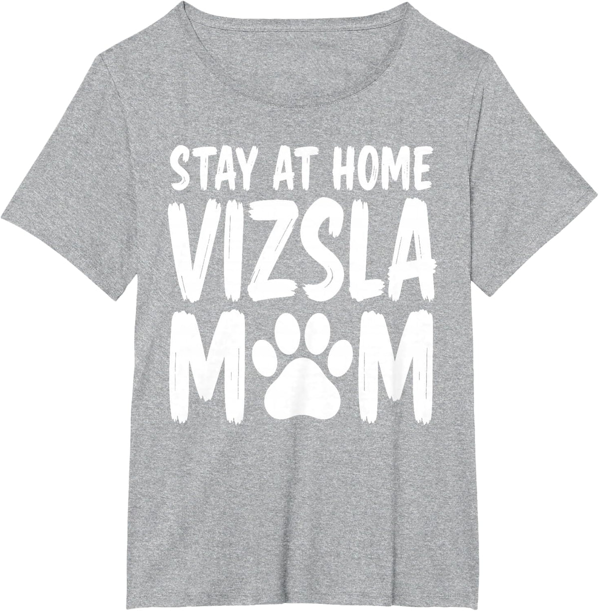 Vizsla Mom Design for Women Girls Hungarian Puppy Vizsla Mom T-Shirt - Heather Grey