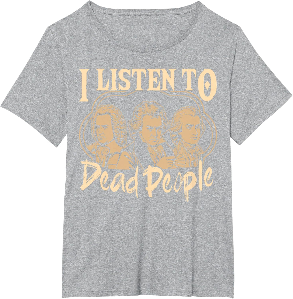 Classical Music Orchestra Composer Melody Player Instruments T-Shirt - Heather Grey