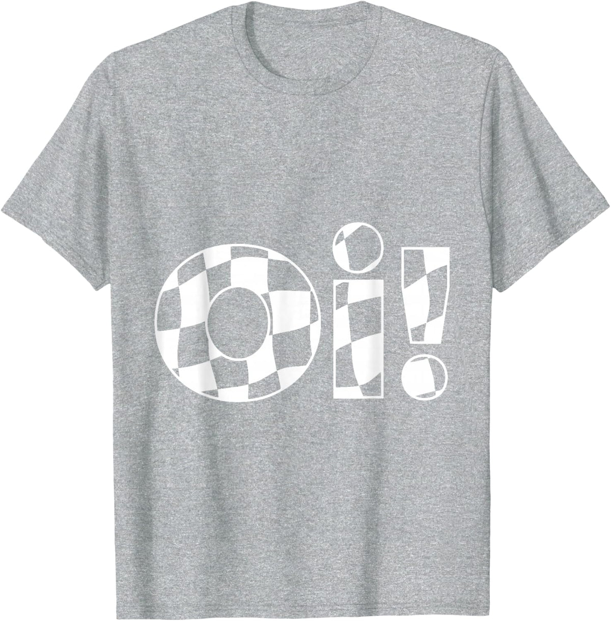 Oi Punk T Stuff, Gift for Skinheads, Ska, Reggae Music Fans T-Shirt - Heather Grey