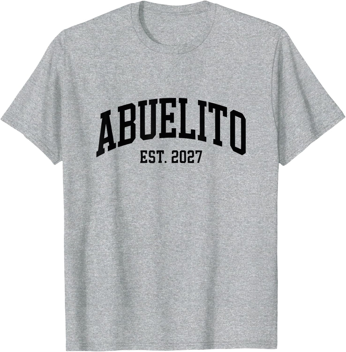 Voy A Ser Abuelito Est 2027 Kid Nieta Granddad Espanol T-Shirt - Heather Grey