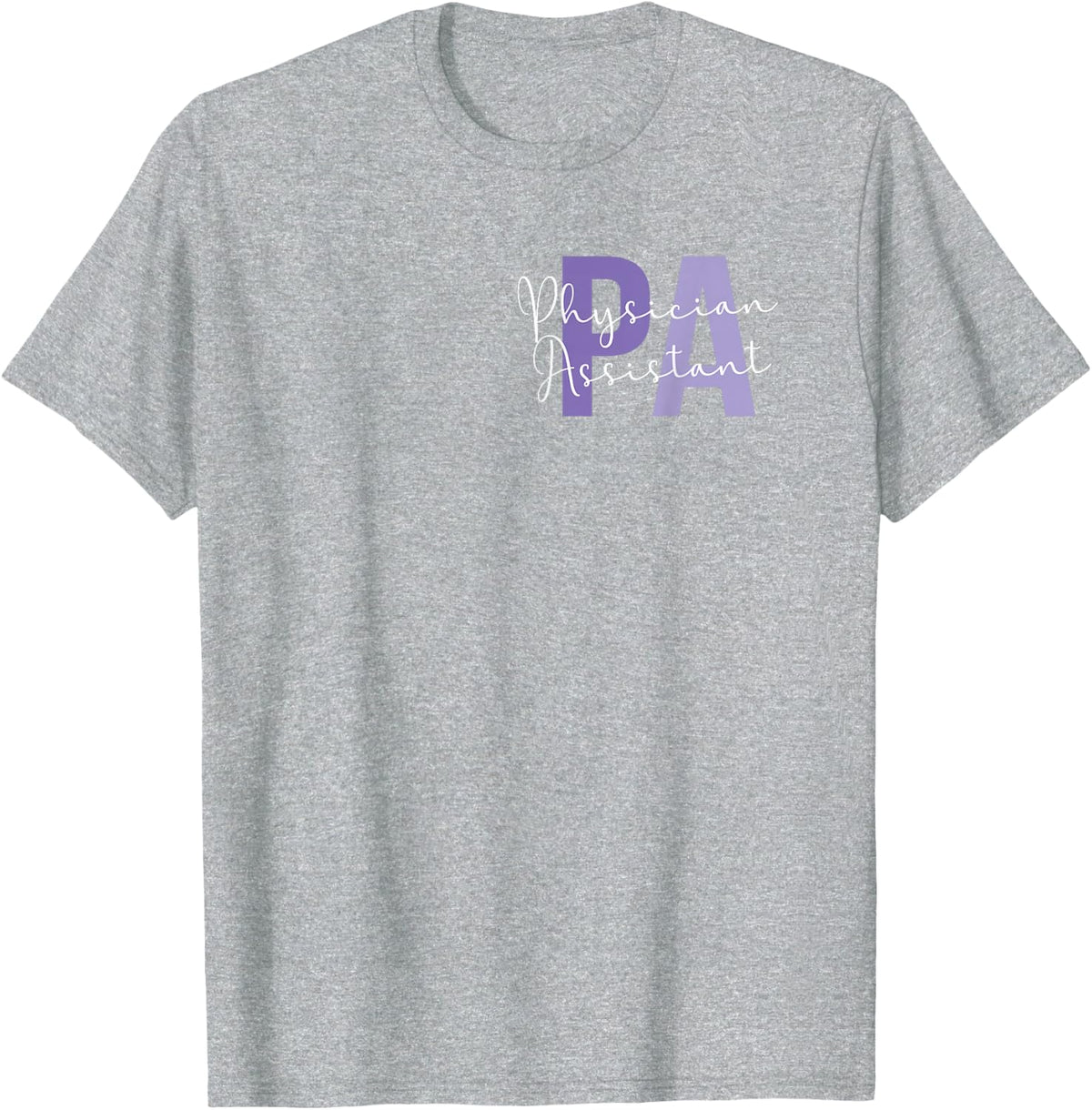 PA Physician Assistant Boho Physician Assistants T-Shirt - Heather Grey
