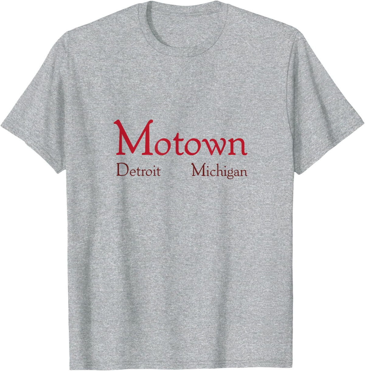 Motown shirt Detroit Motor City Michigan Music T-Shirt - Heather Grey