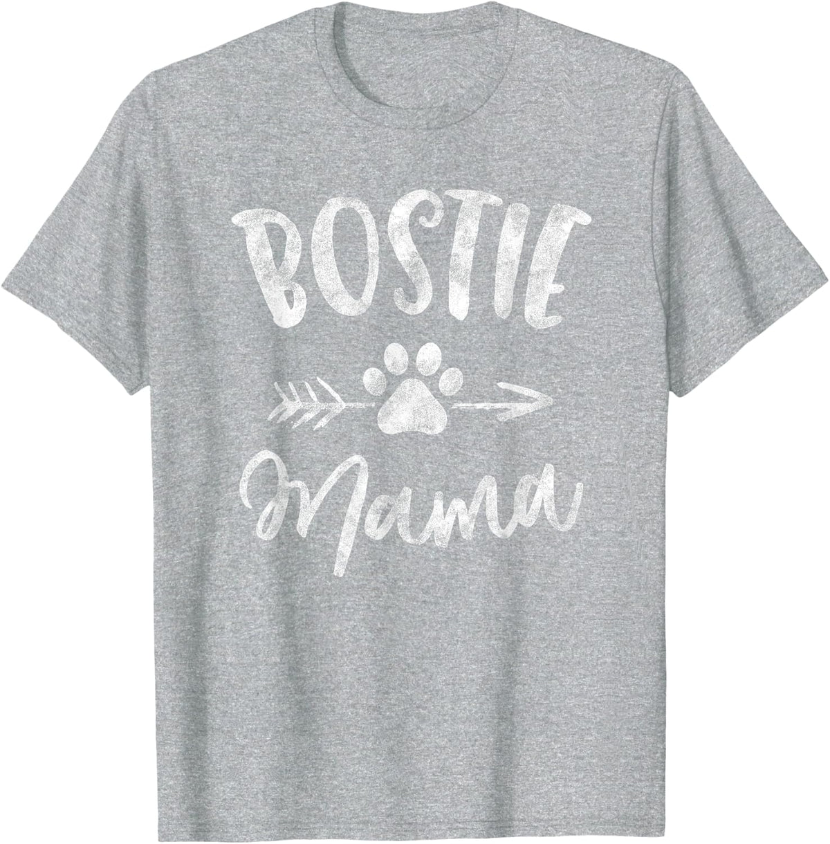 Bostie Mama Shirt Boston Terrier Lover Gifts Dog Mom Tshirts T-Shirt - Heather Grey