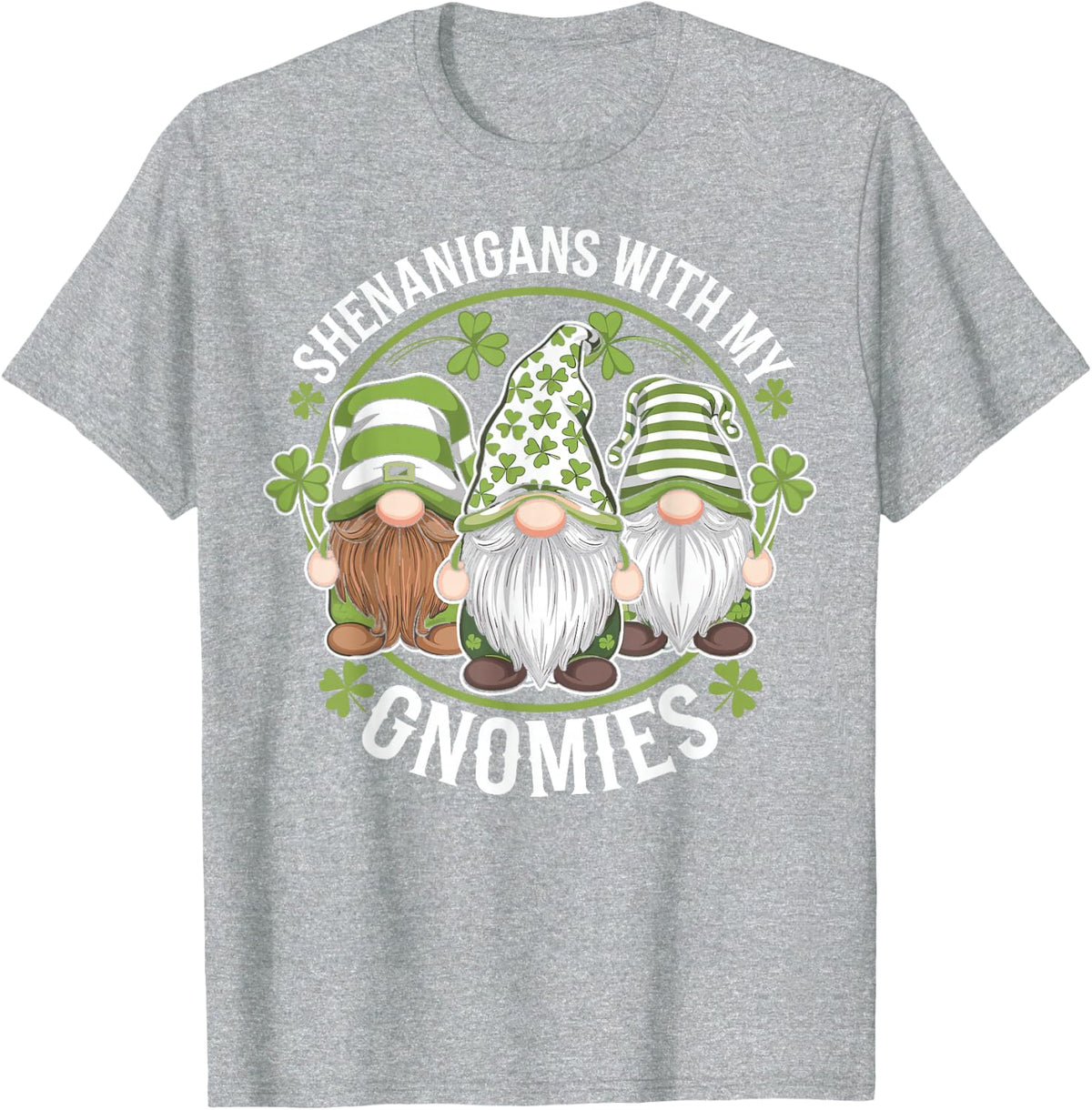 Saint Patrick's Day Funny Irish Shirts Ireland St Patty's T-Shirt - Heather Grey