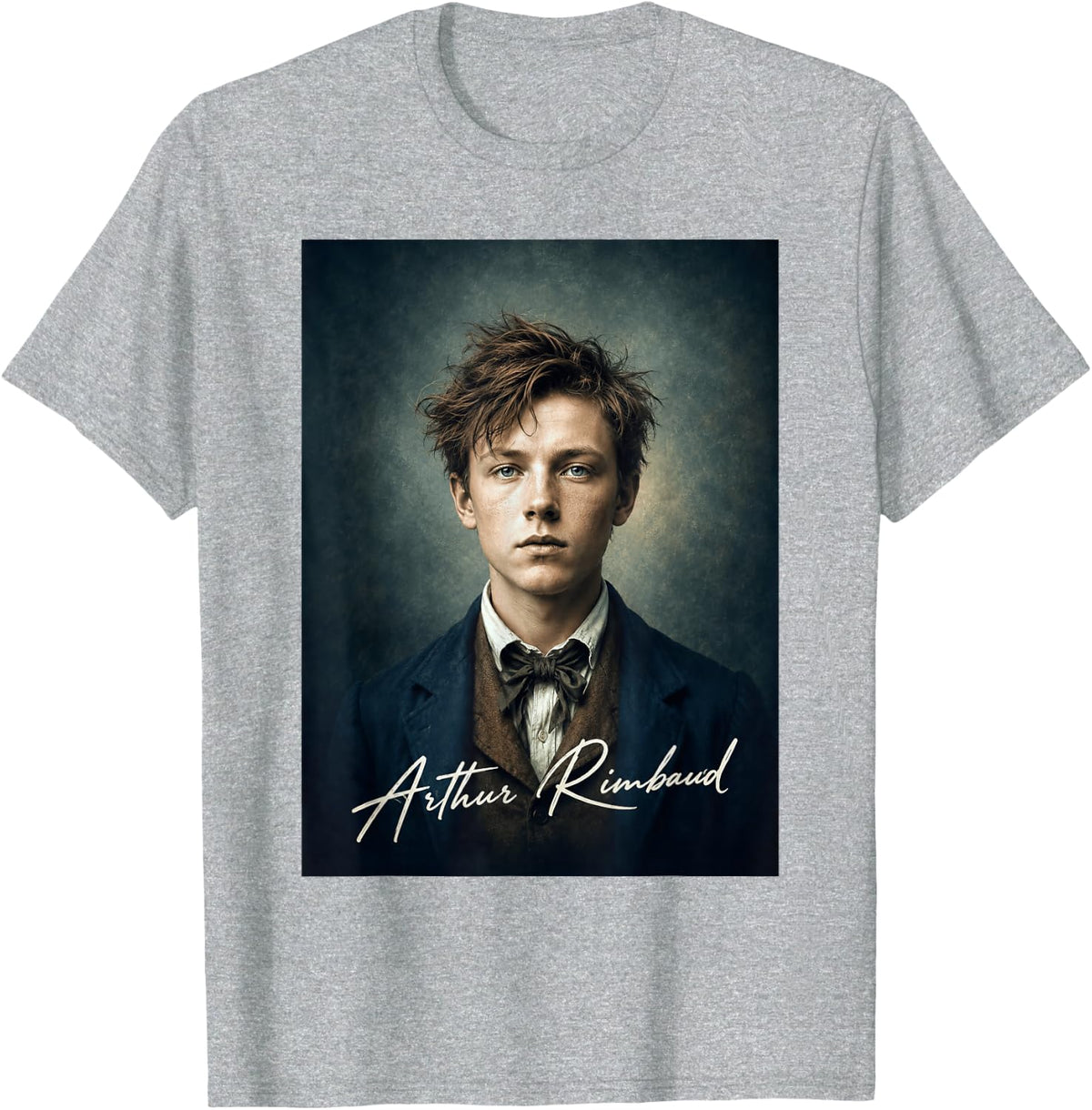 Arthur Rimbaud Poet French T-Shirt - Heather Grey